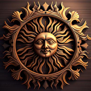 3D model st sun (STL)